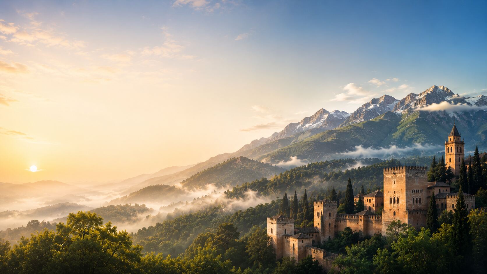 Paisaje conceptual que une Asturias y Granada